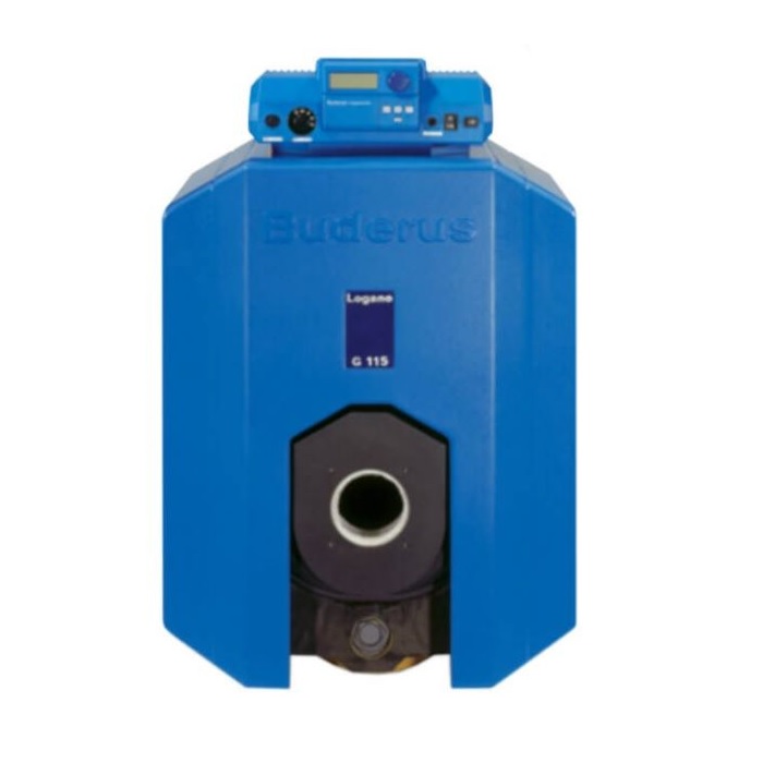 Buderus 7-747-019-703 G115WS Series 95 Input MBtu, 87% AFUE, Cast Iron Residential Oil Boiler - Chimney Vent (Burner Sold Separately)