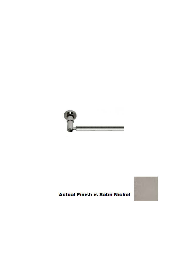 Harrington Brass Works 17-2002-026 Metro Lever 24" Wall Mount Towel Bar in Polished Chrome