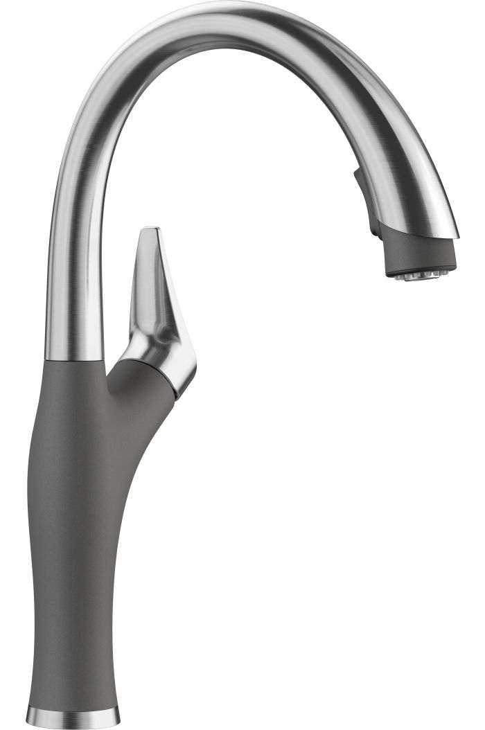 Blanco 442033 Artona Pull-Down Kitchen Faucet 1.5 GPM in PVD Steel/Cinder