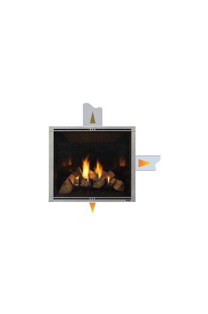 Majestic Fireplaces HEAT-OUT-GAS Heat Out Kit