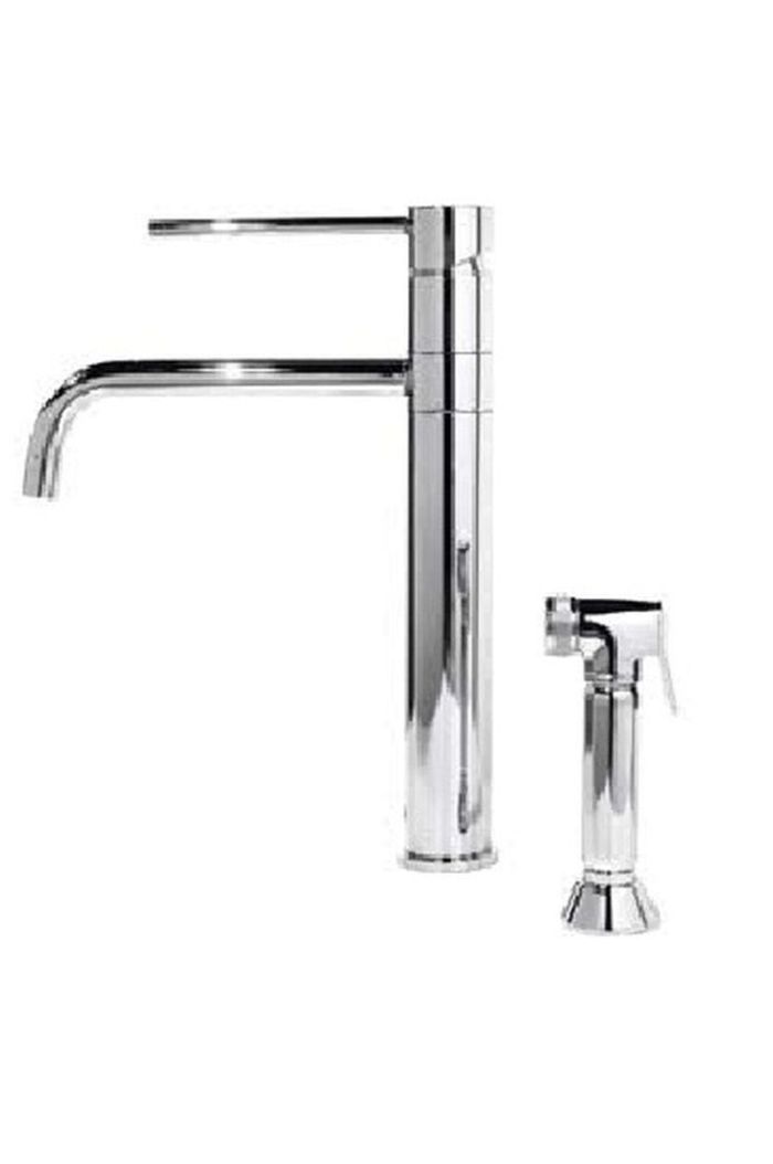 Davinci 16510-0100 TOR712pc Torre Deck Mounted Single Lever Kitchen Faucet With Separate Hand Spray in Polished Chrome