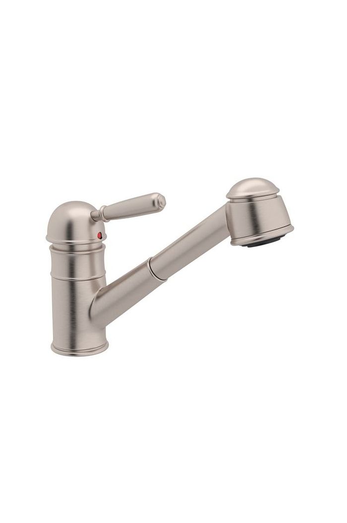 Rohl R77V3STN 1983 Pull-Out Kitchen Faucet in Satin Nickel