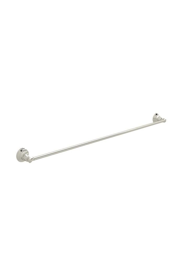 Rohl ROT1/30PN Acqui Italian Bath Wall Mount 30 inch Single Towel Bar in Polished Nickel