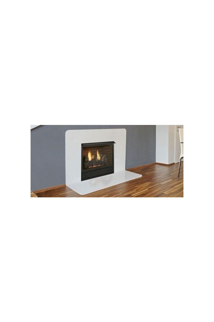 Monessen VFF36LNV 36" Vent Free Fireplace System Millivolt Control 37,000 Btu Natural Gas, Traditional Style in Black