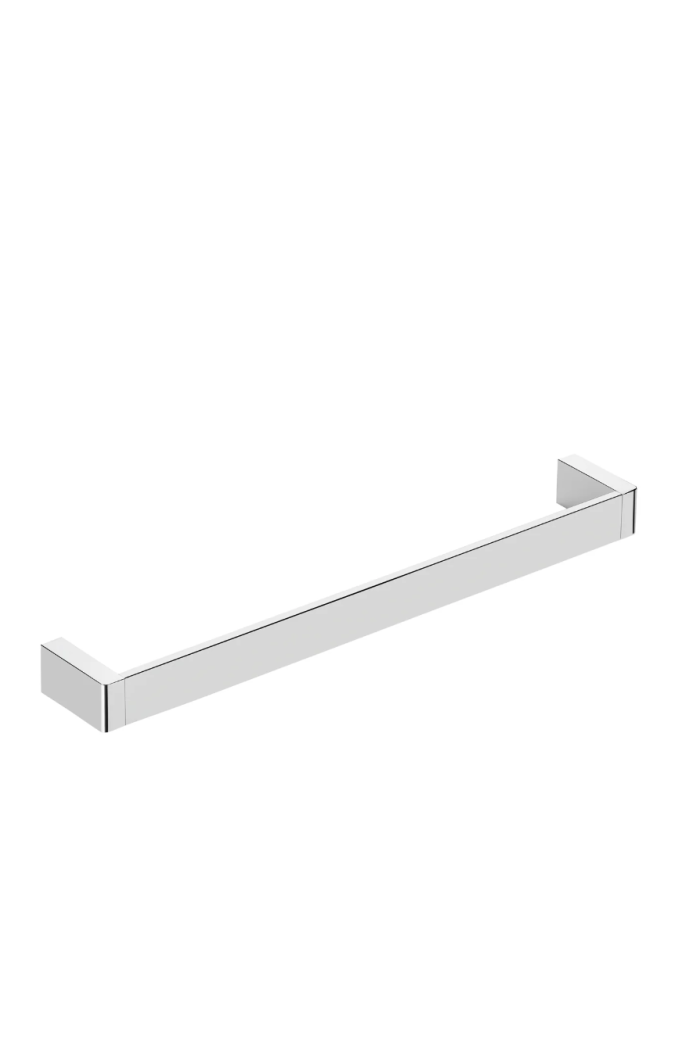 COSMIC 2530164 Extreme Single Towel Bar, Wall Mount, Brass Body, Chrome Finish, 17-3/4 x 1-3/8 x 2-3/4 Inches