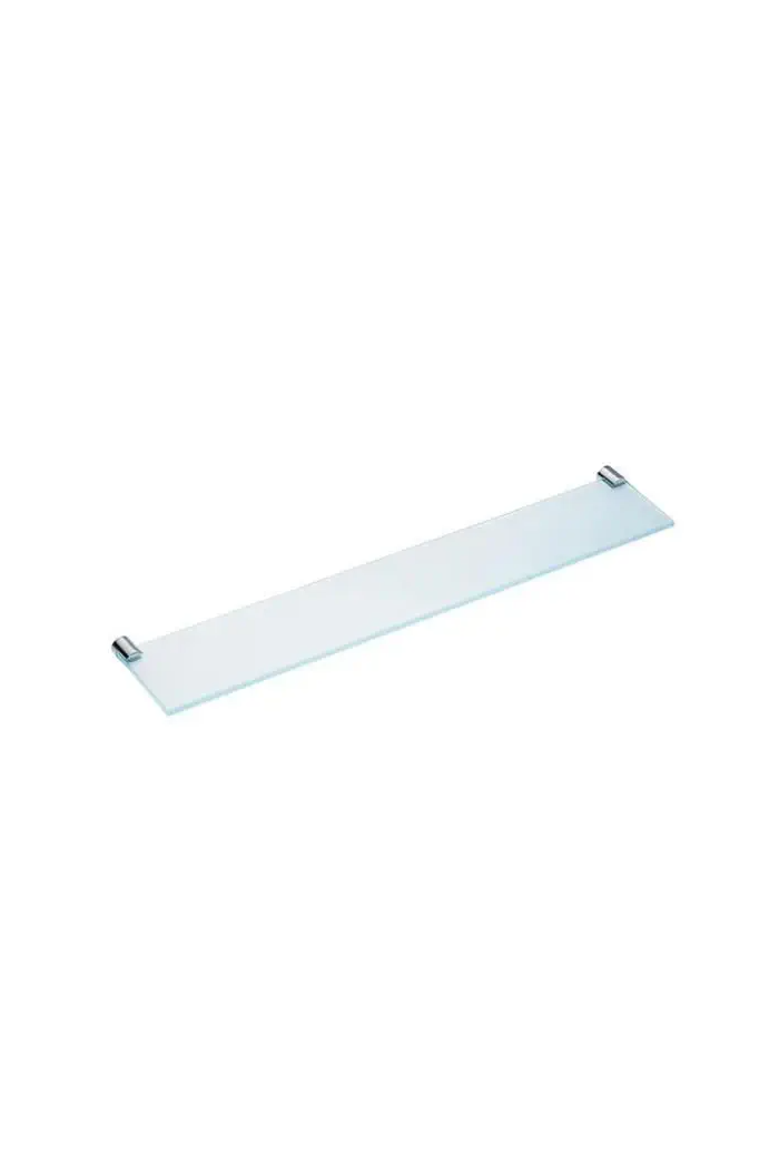 Cosmic WJC240A0045001 Wall Mounted Glass Shelf in Polished Chrome