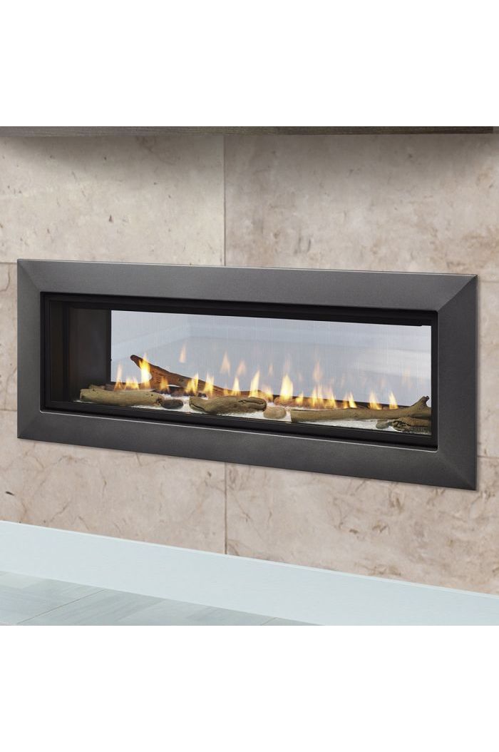 Majestic Fireplaces ECHEL36STIN-C Echelon II 36" See-Through Top Direct Vent Fireplace with IntelliFire Touch Ignition System (NG)