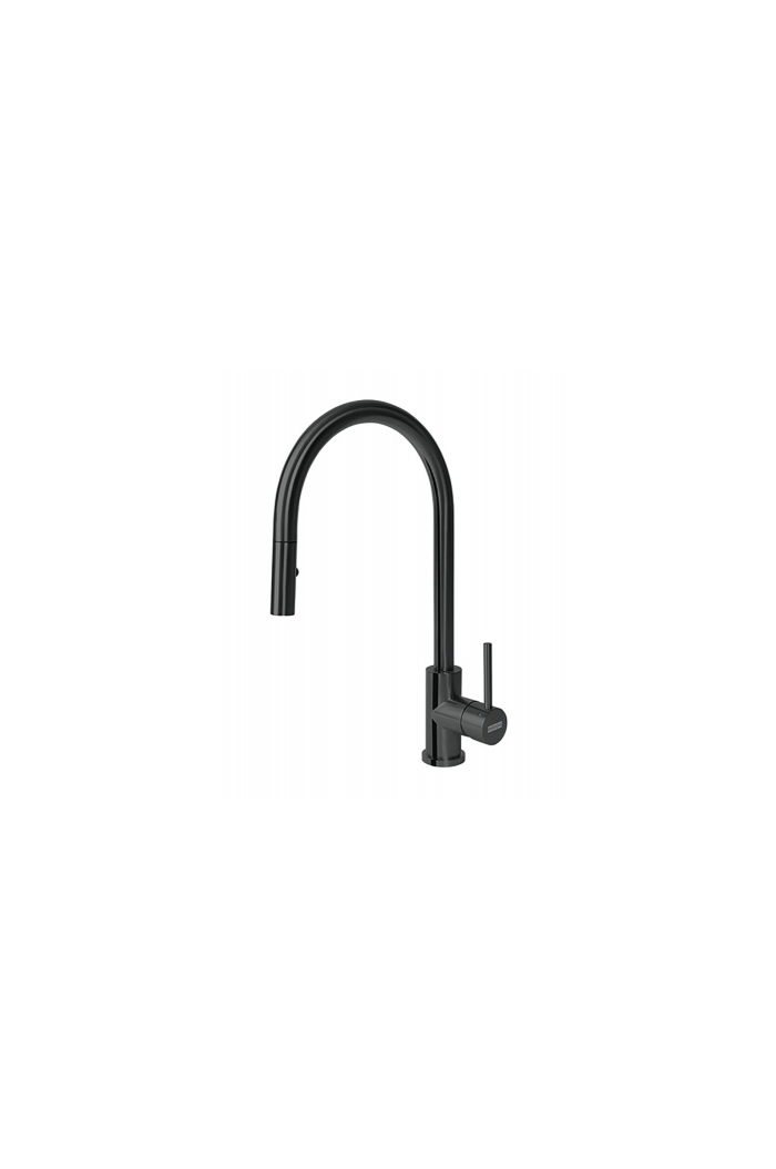 Franke FF3325BSS Eos Pull Down Kitchen Faucet in Black Stainless Steel
