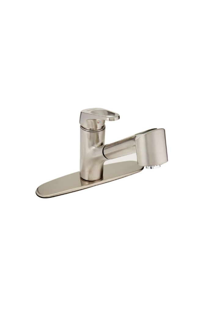 Franke FFPS4580 Nobel 7.2" Pull-Out Kitchen Faucet in Satin Nickel