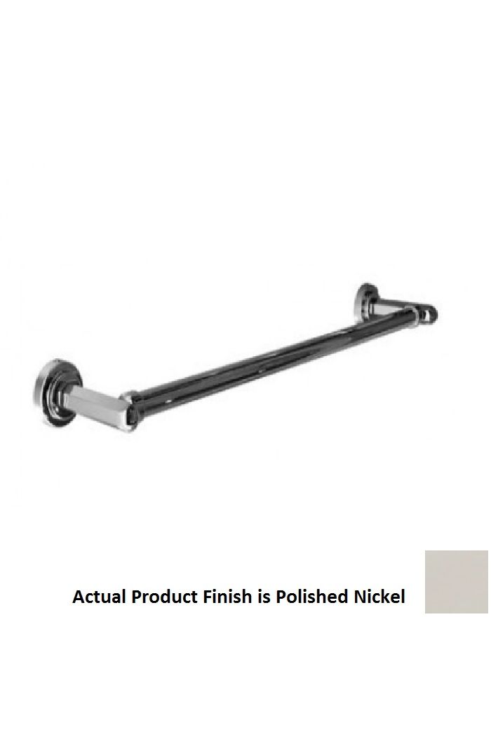 Harrington Brass Works 15-2001-014 Chester 4" L X 4" H X W 18" Wall Mounted Towel Bar in Polished Nickel