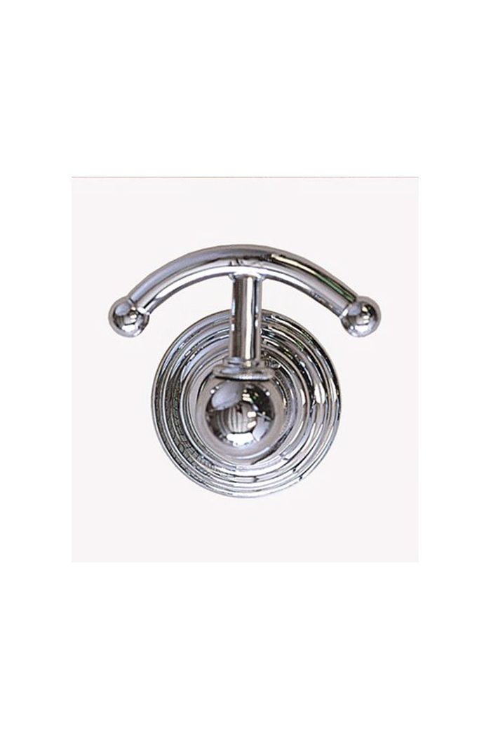 Herbeau 311255 Royale Robe Hook in Polished Brass (Unlacquered)