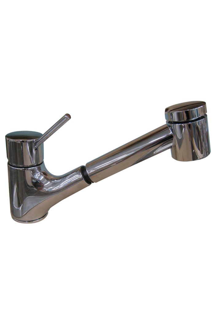 Davinci 16925-0100 TOR711PC Torre Single Hole Kitchen Faucets W. Pull Out Spray in Polished Chrome Like KWC Domo