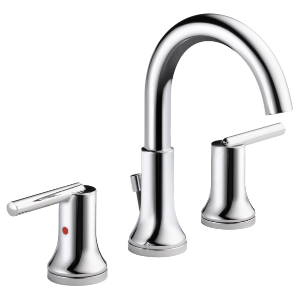 Delta 3559-MPU-DST Trinsic Two Handle Widespread Bathroom Faucet In Chrome