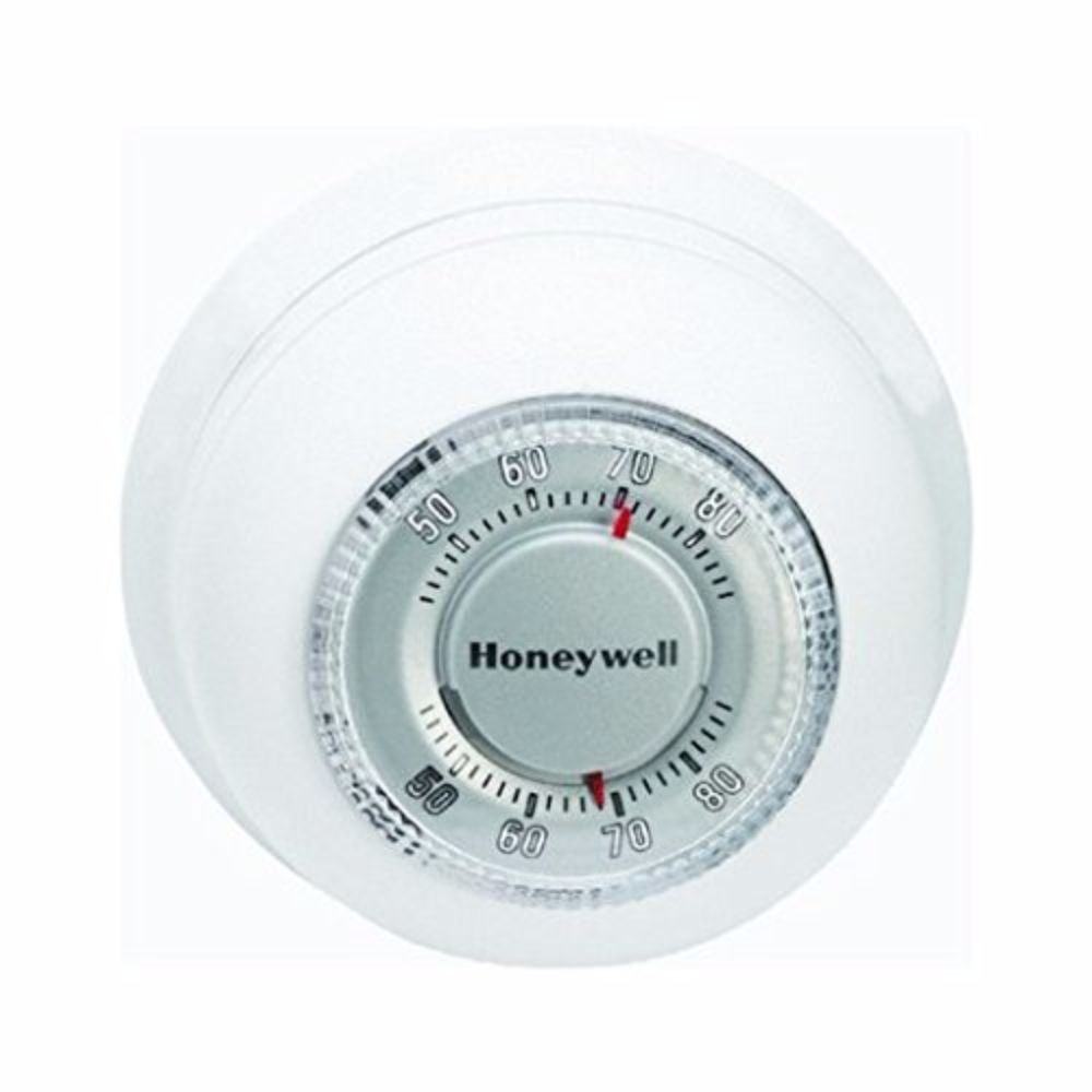Honeywell T87K1007 Round Non Programmable Heat Only Mechanical Thermostat